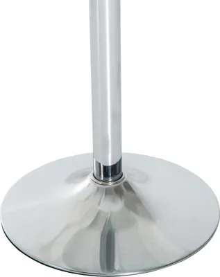 Obrázek produktu pro Jídelní stůl HOMCOM, kulatý kuchyňský stůl se skleněnou deskou, Ø 70 x 74,5 cm