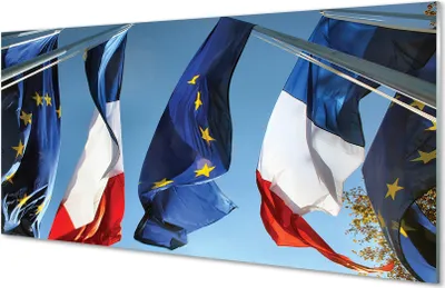 Produktbild von Glasbilder 120x60 Wandkunst Flaggen