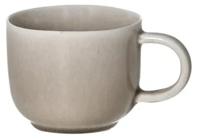Imagen del producto de Tazas de porcelana Pomax para biscotti, color gris/beige, diámetro de 7,5 cm y altura de 6 cm