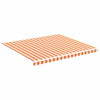 Immagine prodotto di vidaXL Telo da sole giallo e arancione 4x3,5 m