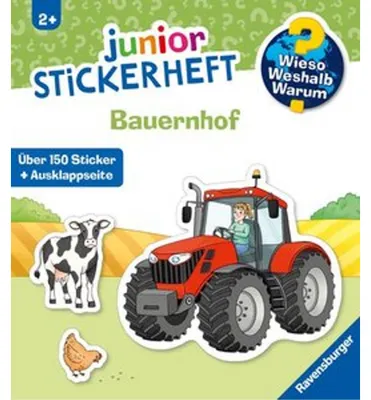 Produktbild von Wieso? Weshalb? Warum? junior Stickerheft - Bauernhof