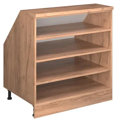 Obrázok produktu pre Skriňa pod šikmú strechu Vicco Rion Dub Goldkraft 80 x 81.8 cm s 4 priehradkami, korpus skrine hĺbka 60 cm, Model 60013