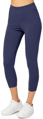 Produktbild von Merry Style Damen 3/4 Leggings aus Baumwolle MS10-199 (Marineblau, L)