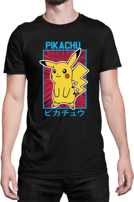 Obrázek produktu pro Pánské Tričko Japan Manga Anime Comics Pokemon 034, Man S / Černá