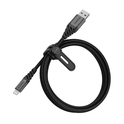 Produktbild von OtterBox Premium Cable USB A-Lightning 1M - black