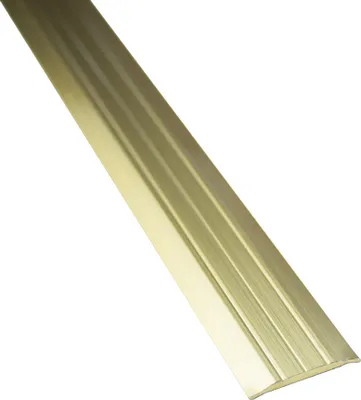 Produktbild von Alu Profil Übergangsschiene Übergangsprofil Laminat matt L90cm 25mm gold