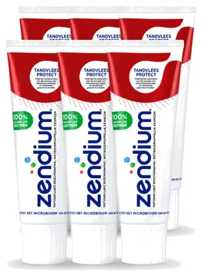 Image de 6 tubes de dentifrice Zendium Tandvlees Protect - 75 ml - Pack économique - 6 pièces