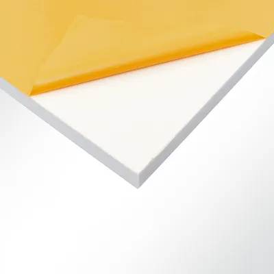 Produktbild von Schallabsorber Basotect® 100x50x5cm hellgrau selbstklebend 45° Fase Schallschutz Schalldämmung für Wand und Decke