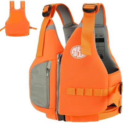 Produktbild von Schwimmlernweste Erwachsene Schwimmhilfe Feststoffweste Wassersport Kajak Bootfahren Schnorcheln S Orange