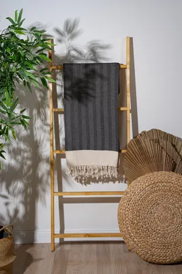 Immagine prodotto di Mijolnir, Baliksirti - Nero, Fouta (telo mare), 90% COTONE, 10% POLIESTERE, 90 x 180 cm