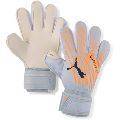 Produktbild von Puma Ultra Grip 1 Kinder Fußball-Torwarthandschuhe, Grau/Orange, Größe 4