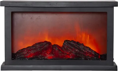 Immagine prodotto di Lanterna a LED "Fireplace", colore: nero