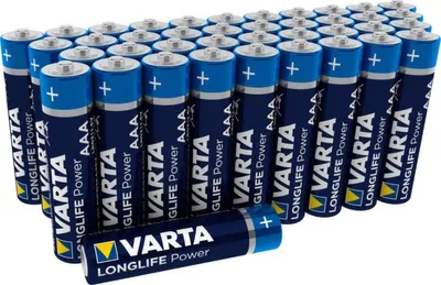 Immagine prodotto di VARTA Batterie Longlife Pow. Alka AAA Micro LR03 1.5V SPENDER=40St 4903121194
