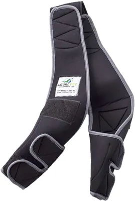 Produktbild von Nature Pet ® Ellenbogenbandage Hund / Ellenbogenschoner mit Netzeinsatz für Kühl- oder Wärmepads ideal bei Liegeschwielen und Arthrose beim Hund XS Schwarz