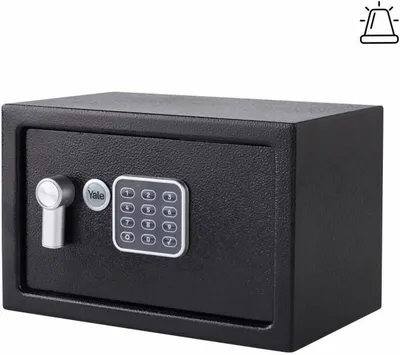 Immagine prodotto di Electronic Alarm Safe - YALE - YEC/200/DB2 - Small 8.6L - 130 dB Siren - 20x31x20cm