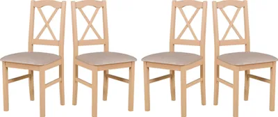 Produktbild von Esszimmerstuhl - Set  4x Nilo 11 sonoma, soro 23