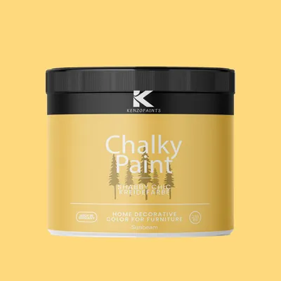 Produktbild von Kenzopaints Chalky Paint Kreidefarbe Möbelfarbe Möbellack 250ml - Sunbeam