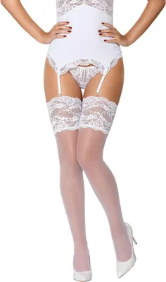Image de 810-STO-2 Bas blanc Taille : L/XL