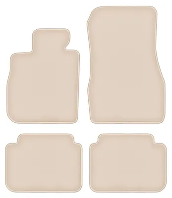 Productafbeelding van Velours automatten voor BMW 8 G16 2019-2022 (coupé) – 4-delig, beige, op maat – Wielganizator FORTUNA