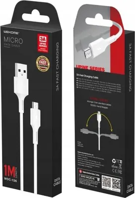 Immagine prodotto di Cavo di ricarica micro USB 3A 1 m Trasmissione di ricarica rapida WK