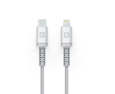 Image de Câble de données/charge Evelatus MFI08, USB-C vers Lightning, charge rapide, 1 m, gris