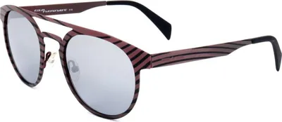 Produktbild von Italia Independent I I MOD METAL 020 THERMIC Wood bordeaux 51/21/140 Herren Sonnenbrillen