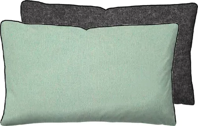 Produktbild von biberna Melange-Flanell Bettwäsche 0840500 MELANGE UNI color: mint, size: 1x 40x60 cm