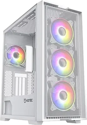 Zdjęcie produktu dla Hiditec H2 AIR ARGB, Tower, PC, Biały, ATX, EATX, ITX, micro ATX, Stal, Wielo