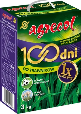 Obrázek produktu pro AGRECOL 100DAYS hnojivo pro trávníky a okrasné trávy 3KG