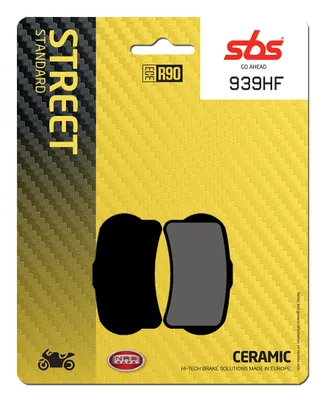 Produktbild von Bremsbelag SBS 939HF (Satz pro Scheibe) Street Ceramic