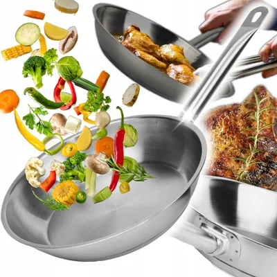 Produktbild von ROSSNER Stahlpfanne Induktion Steakpfanne 28 cm