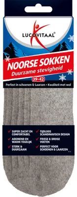 Produktbild von Lucovitaal Norwegische Socken 39–42 (1 Paar)