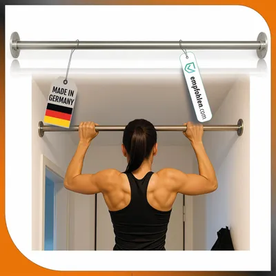 Produktbild von Klimmzugstange aus Edelstahl Maßanfertigung inkl. Befestigungsmaterial