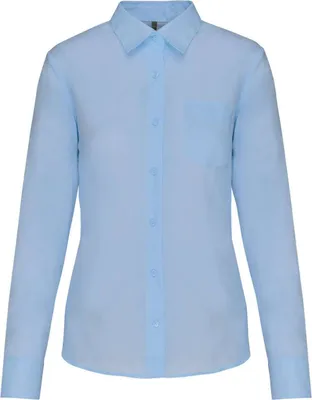 Produktbild von Kariban Popeline-Hemd Baumwollpolyester pflegeleicht für Damen