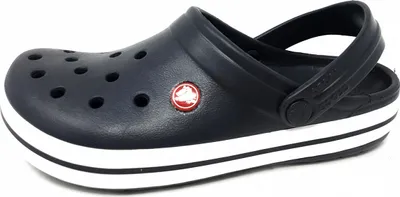 Produktbild von Crocs Crocband Clog Schwarz/Weiß - Pantolette - 11016-001