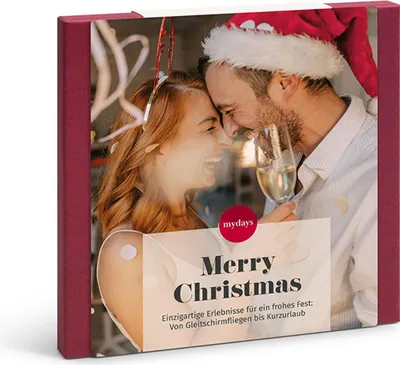Produktbild von mydays Geschenkbox Weihnachten; Erlebnis verschenken oder selbst erleben; Gutschein für 2 Person(en)