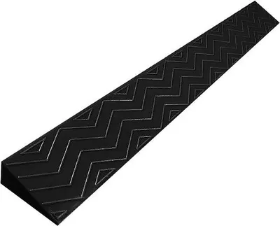 Productafbeelding van Rolstoelhelling 100 x 13 x 6 cm - duurzaam PVC - antislip - veilig gebruik binnen en buiten - m-winkel