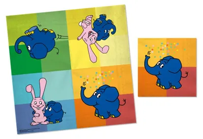 Produktbild von Elefant -  20 Servietten (aus Die Sendung mit der Maus)