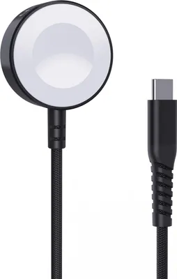 Produktbild von Choetech T319 Kabelloses Ladegert, MFI, 5 W fr Apple Watch + USB-C-Kabel, Schwarz