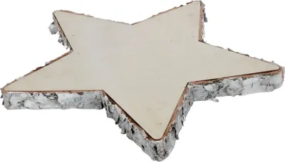 Produktbild von Deko-Holztablett Stern Kerzenhalter Tischdeko Weihnachtsdeko Gesteckunterlage