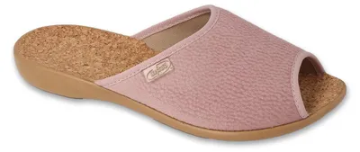 Obrázek produktu pro Pantofle Befado VIKI 254D164 v barvě starorůžové s korkovou stélkou