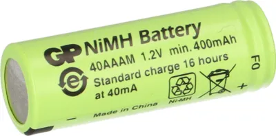 Produktbild von GP Akku 2/3 AAA 1,2V / 400mAh GP40AAAM