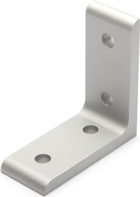 Produktbild von Winkel, 6060, Aluminium, eloxiert, I-Typ Nut 6, B-Typ Nut 8, VPE 10 Stück