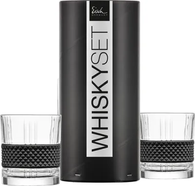 Produktbild von Eisch Whisky Set 544/17 schwarz in Geschenkröhre GLEN 78854417/ 180364