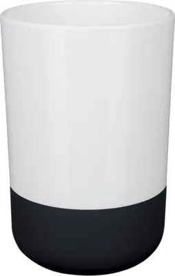 Produktbild von Spirella Zahnputzbecher Zahnbürstenhalter Moji 7,5x11,5 cm Schwarz