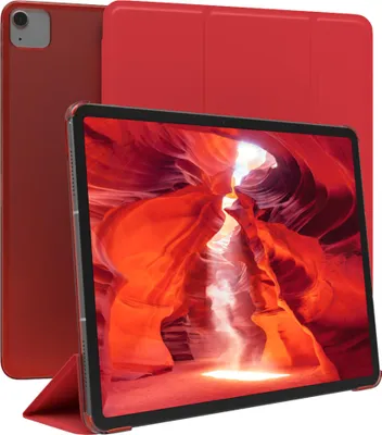 Produktbild von EAZY CASE Smartcase für Apple iPad Air 13 (2024) Tabletcase Bookcover Smart Flipcase magnetisch Rot