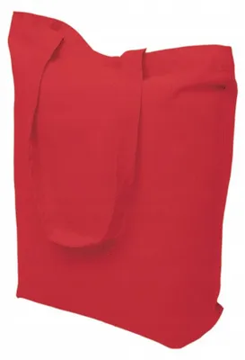 Produktbild von Allbag Baumwoll-Einkaufstasche Rot mit langem Henkel