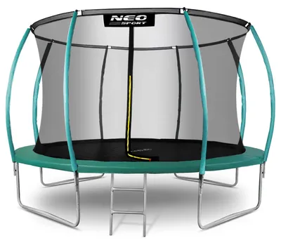Produktbild von Neo-Sport 14ft/435cm profiliertes Gartentrampolin mit Innennetz