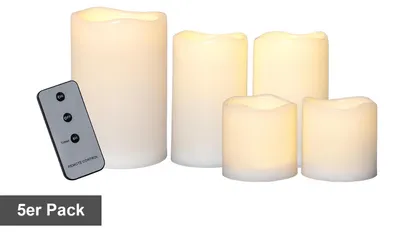 Produktbild von Star Trading 062-69, Elfenbein, Universal, IP44, 5 Glühbirne(n), LED, 0,03 W
