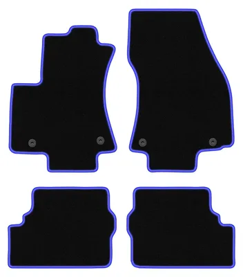 Immagine prodotto di Tappetini in velluto Nero/Blu per Opel Zafira A 1999-2005 Set 4 pezzi